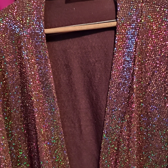 Elegant Shimmering Women's Blazer - Picture 4 of 6